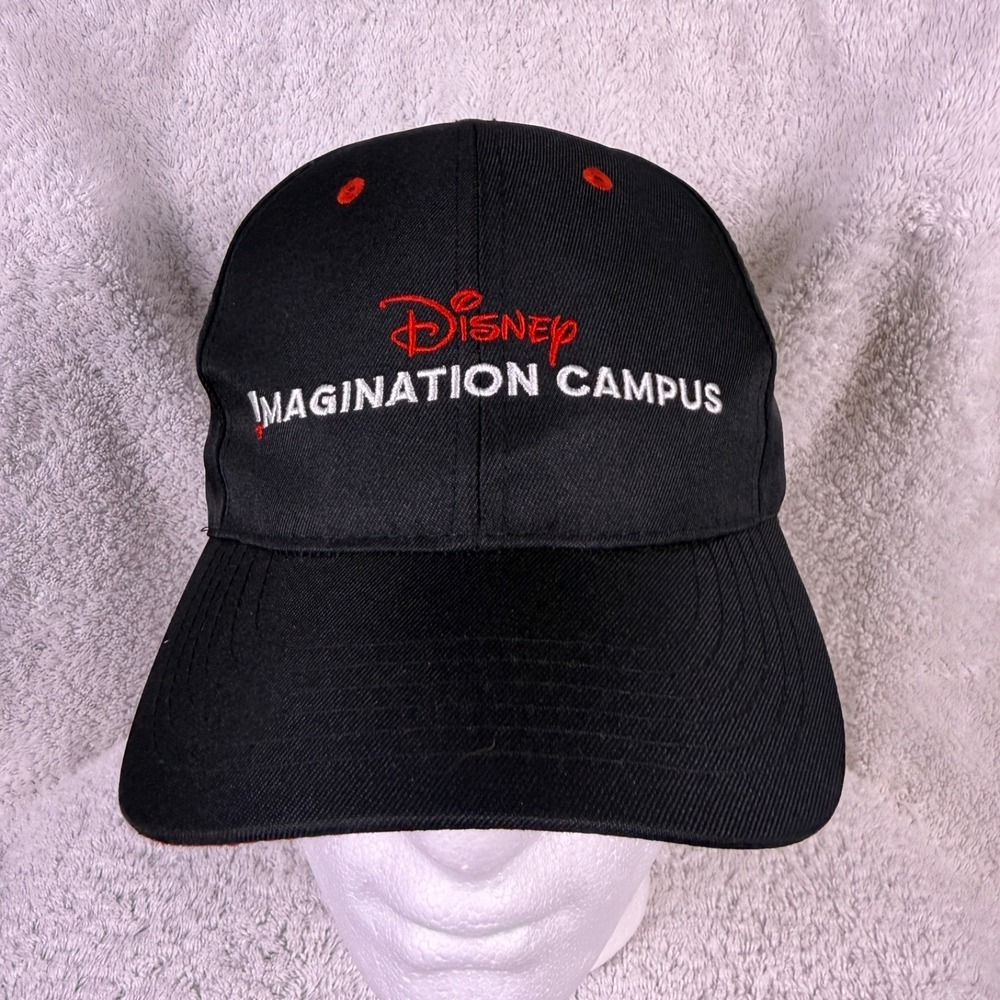 Disney Imagination Campus‎ Mens Adjustable Embroidered Hat Cap  Black Adjustable